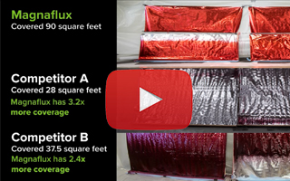 Liquid Penetrant Aerosol Coverage Test
