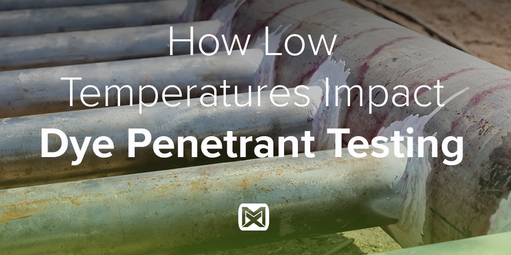 Dye Penetrant Testing on Pipe