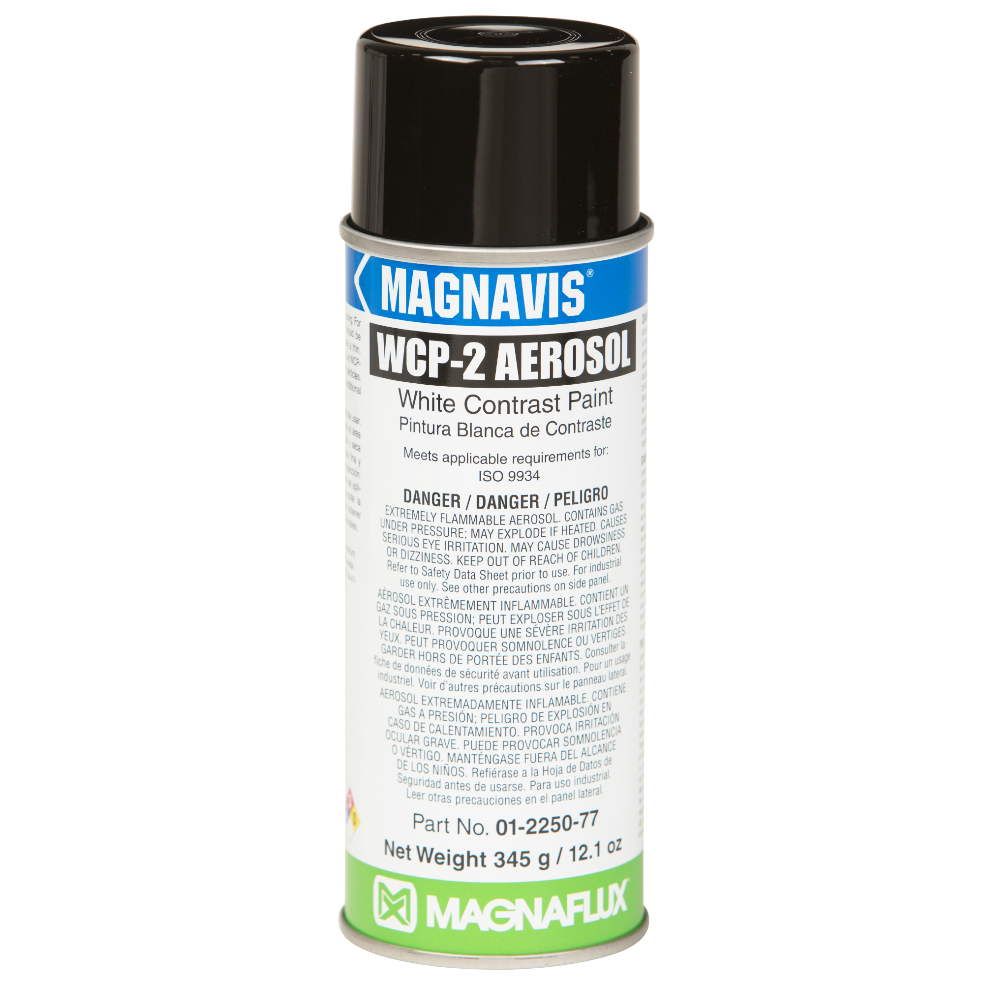 2 Magnaflux WCP-2 Bright White Magnavis Cans Magnetic Particle Inspections 